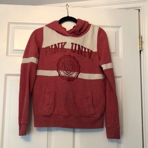 HOODED VINTAGE PINK SWEATSHIRT 2002